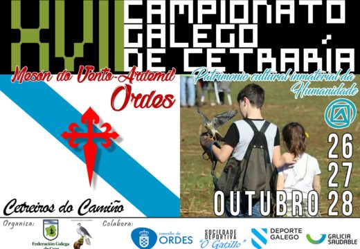 Ordes prepárase para acoller o XVII Campionato Galego de Cetrería